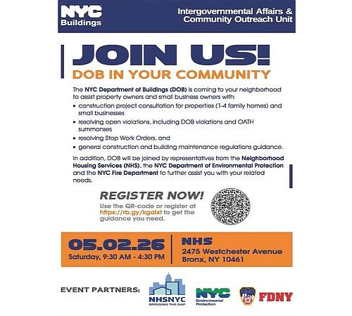 DOB in Your community - Bronx